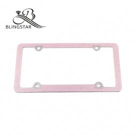 4-5 rows usa car license plate frames pink license plate frame