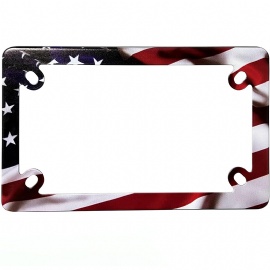 US Stainless Steel Motorcycle License Plate Frame