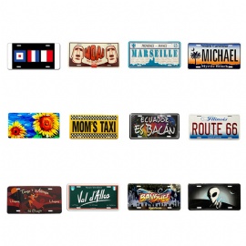 Factory Custom License Plates  Personalized Plates for Front of Car Vanity Plate 6x12 Inch - Size Rust-Free Metal