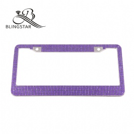hot selling2-7 2 packs acrylic license plate frames USA standard license plate frames