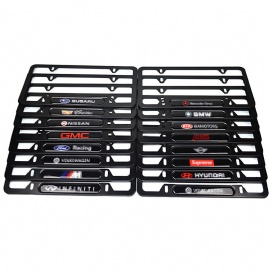 license plate frame Stainless Steel License Plate frames Car License Plate Holder For License Plate Front Rear 31cm*16cm/12.2*6.3inch 5 Colors