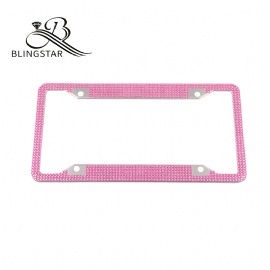 4-6 rows 2 packs front license plate frame acrylic license plate frames  usa license plate frame