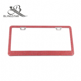 hot selling 2-6 rhinestone license plate frames USA standard license plate frames
