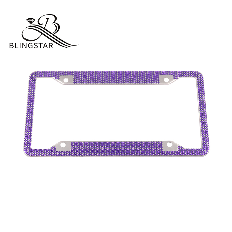 Purple Floral Pattern Lcense Plate Frame | Zazzle | Lcense Plate