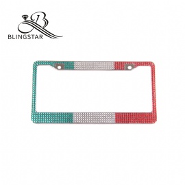 1 pack flag rhinestone license plate frames license plate frames