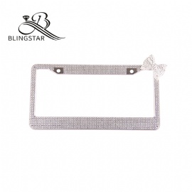 Bow Car License Plate Frame