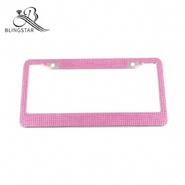 hot selling2-7 2 packs acrylic license plate frames USA standard license plate frames