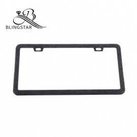 2 packs 2-3 rows rhinestone license plate frames black license plate frame