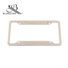 4-6 rows 2 packs american license plate frame acrylic license plate frames  usa license plate frame