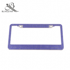 hot selling2-7 2 packs acrylic license plate frames USA standard license plate frames