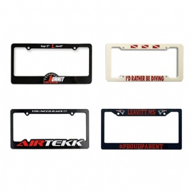 Custom Factory  Plastic ABS High Quality US Standard Custom License Plate Frame For Promotion