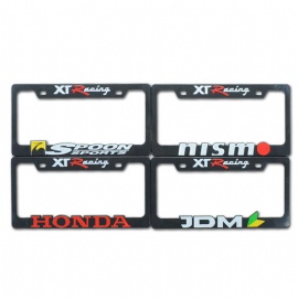 Custom Factory  Plastic Car Plate Frame ABS High Quality US Standard Custom License Plate Frame For Promotion