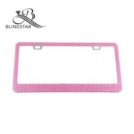 hot selling 2-6 rhinestone license plate frames USA standard license plate frames