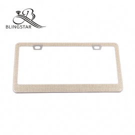 hot selling 2-6 rhinestone license plate frames USA standard license plate frames