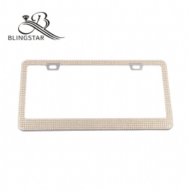 hot selling 2-6 rhinestone license plate frames USA standard license plate frames