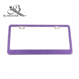 hot selling 2-6 rhinestone license plate frames USA standard license plate frames