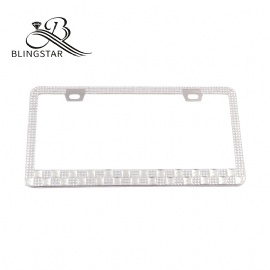 hot selling 2-6 rhinestone license plate frames USA standard license plate frames