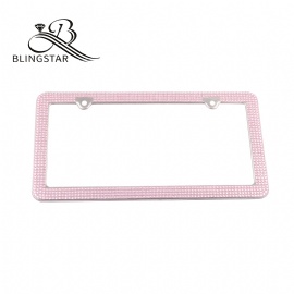 2-4 rows rhinestone license plate frames bling license plate covers license plates