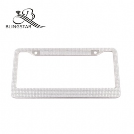 hot selling2-7 2 packs acrylic license plate frames USA standard license plate frames